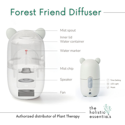 Forest Friend diffuser with stickers - Plant Therapy