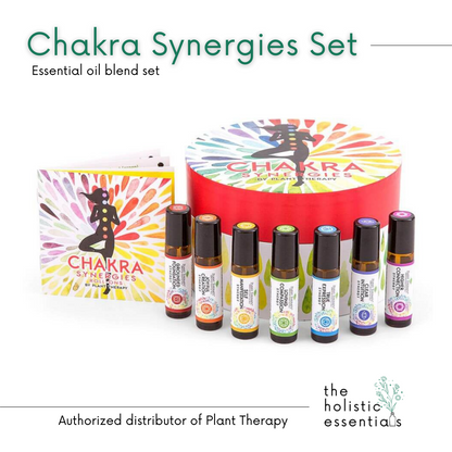 Chakra Synergies essential oil blend Set (Roll on) - Plant Therapy