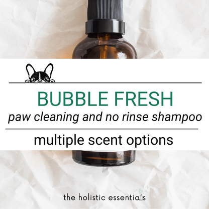 Bubble Fresh. Paw cleaning and no rinse shampoo | The Holistic Essentials