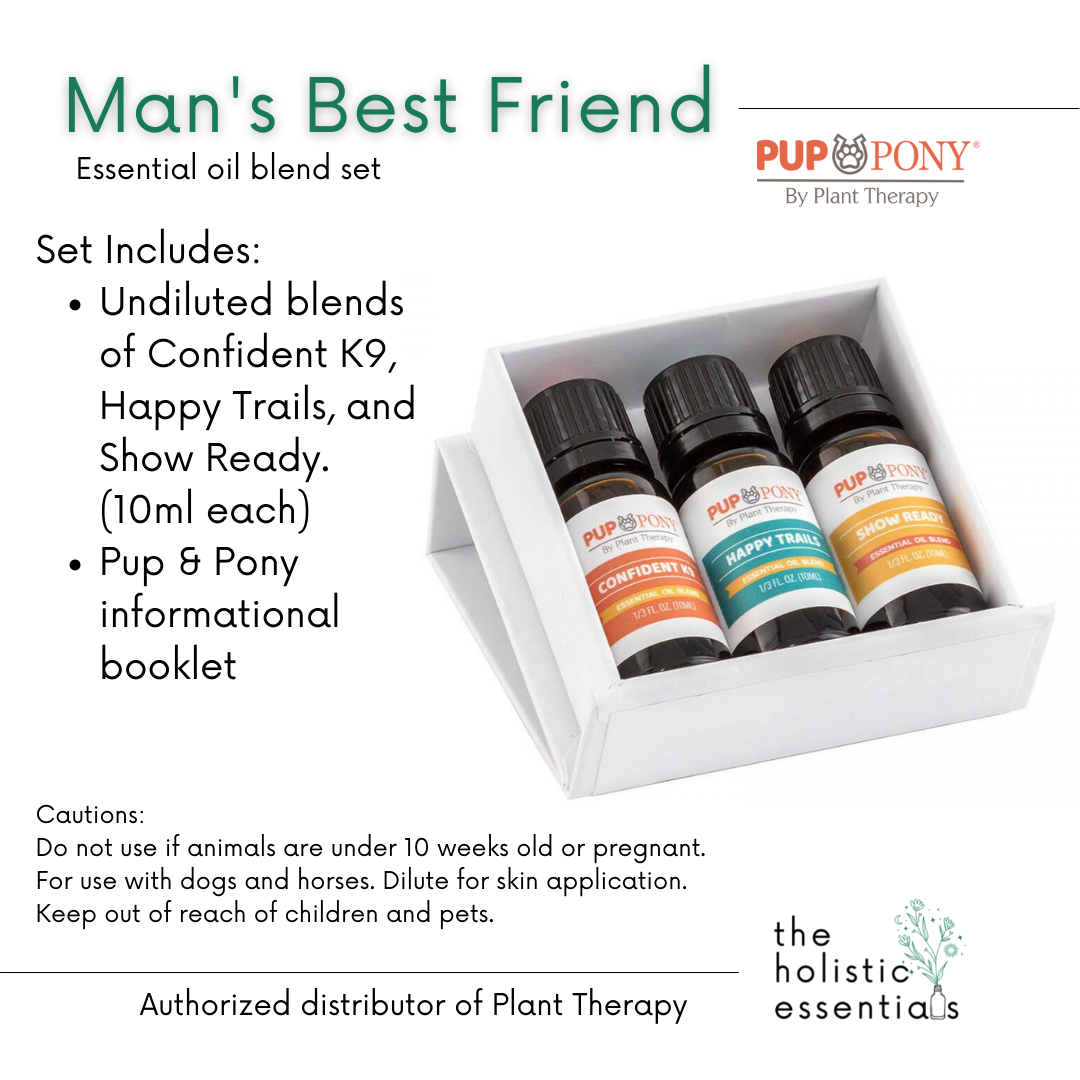 Man's Best Friend Essential Oil Blend Set - Plant Therapy | Dog care