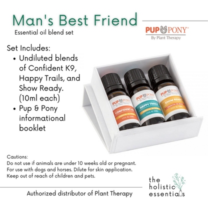 Man's Best Friend Essential Oil Blend Set - Plant Therapy | Dog care