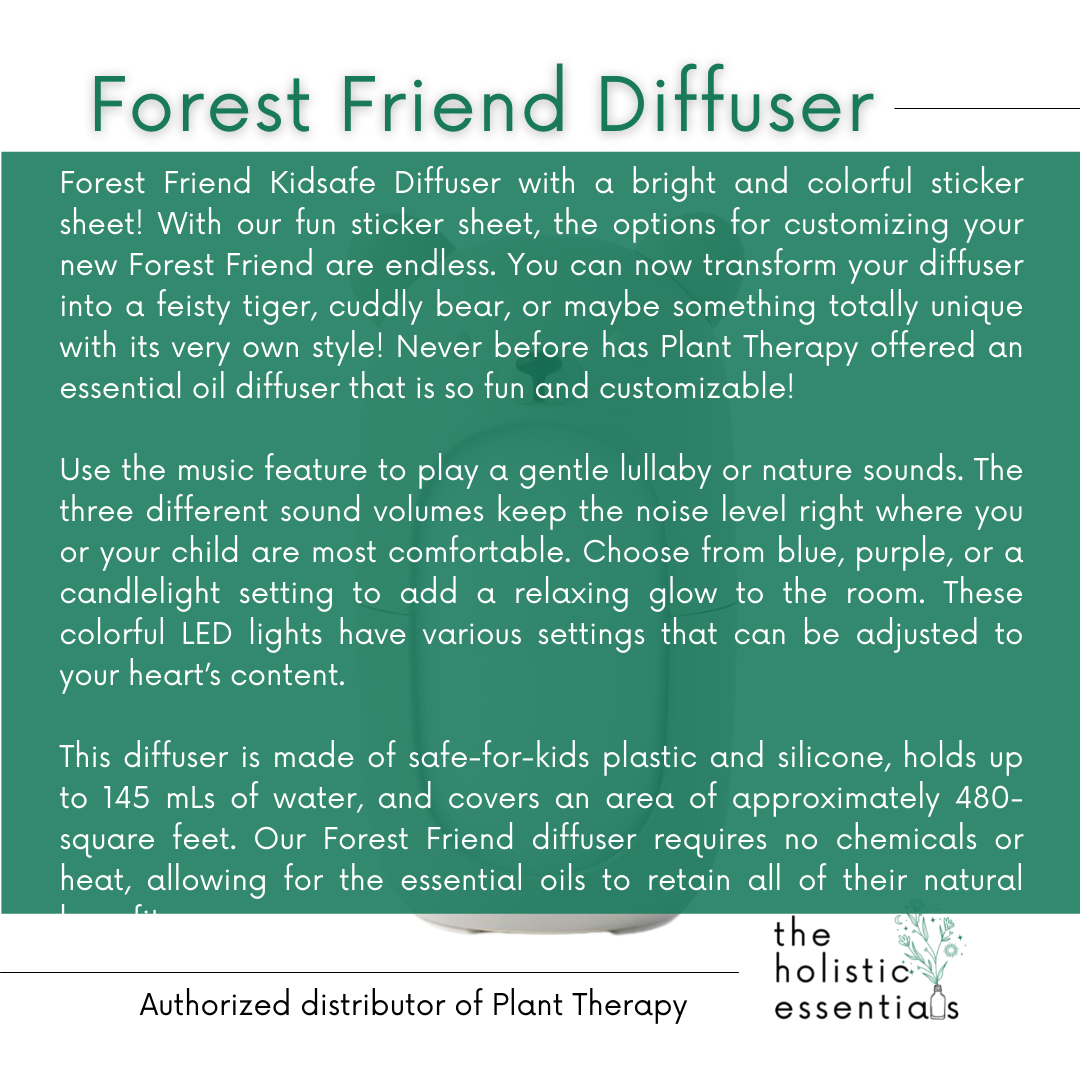 Forest Friend diffuser with stickers - Plant Therapy