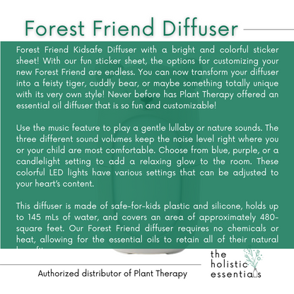 Forest Friend diffuser with stickers - Plant Therapy