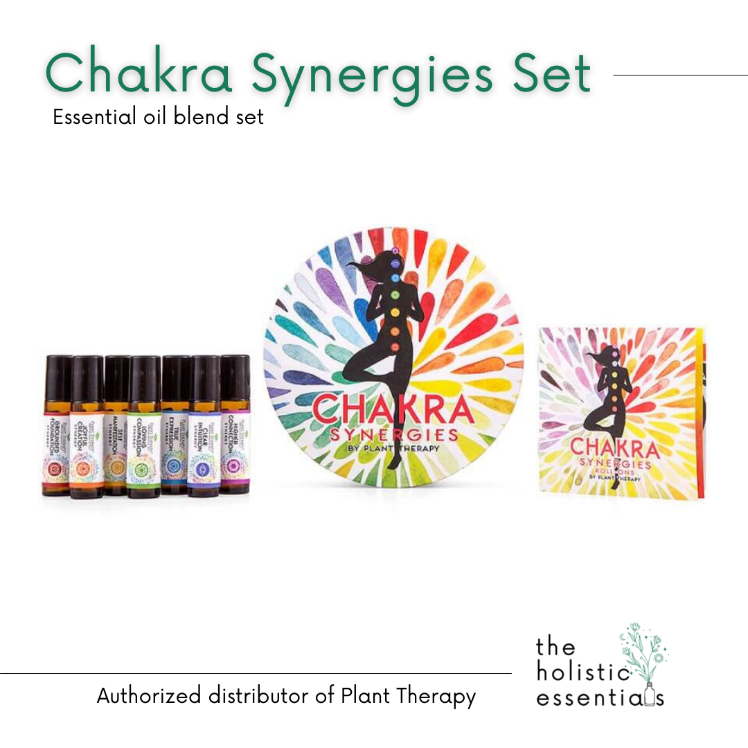 Chakra Synergies essential oil blend Set (Roll on) - Plant Therapy