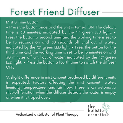 Forest Friend diffuser with stickers - Plant Therapy