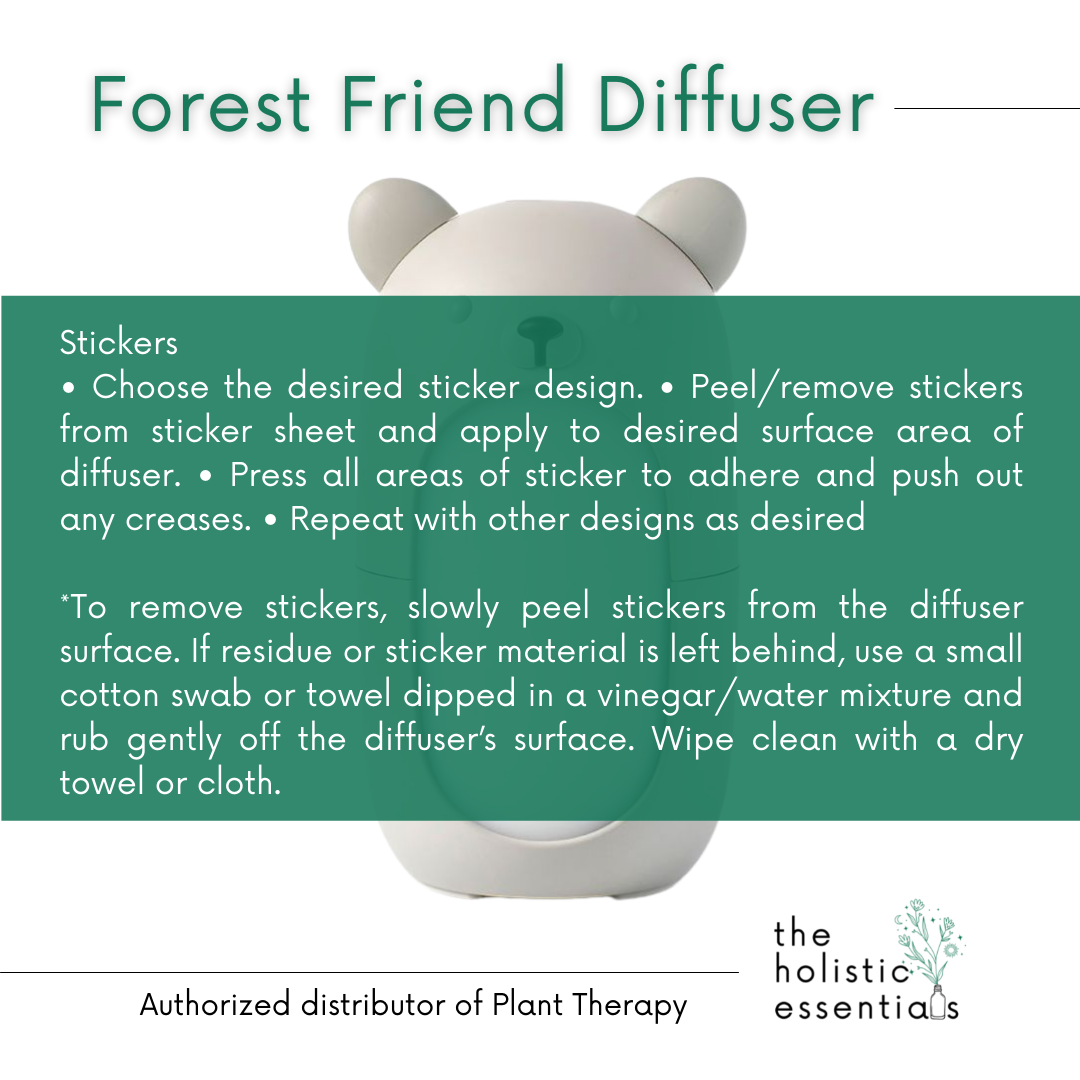 Forest Friend diffuser with stickers - Plant Therapy