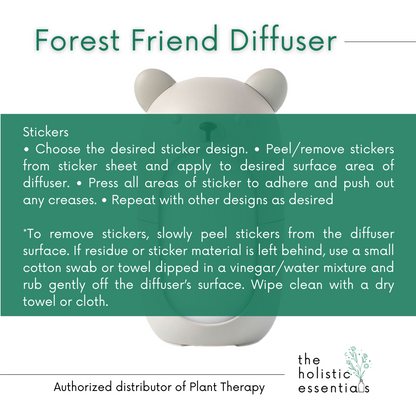 Forest Friend diffuser with stickers - Plant Therapy