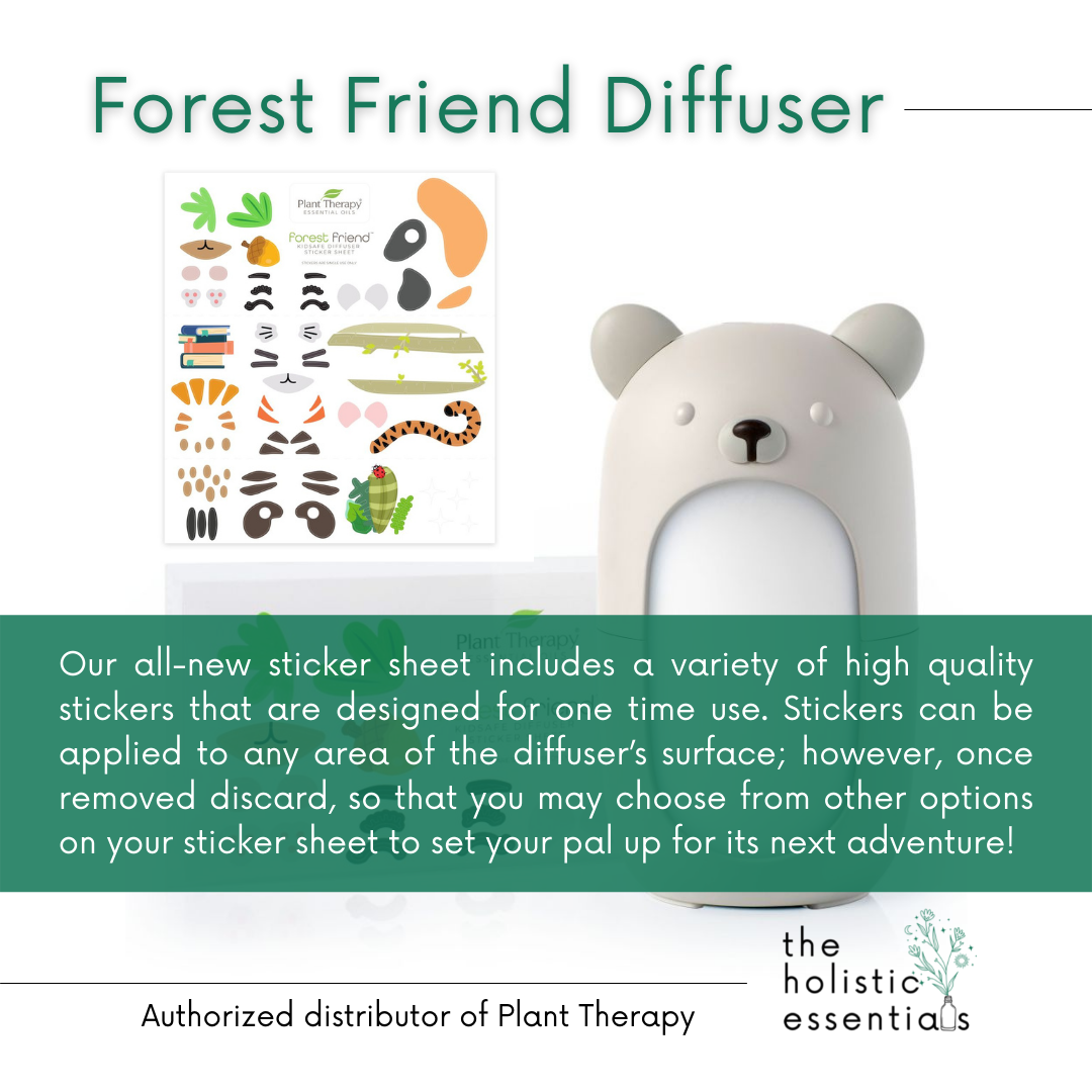 Forest Friend diffuser with stickers - Plant Therapy