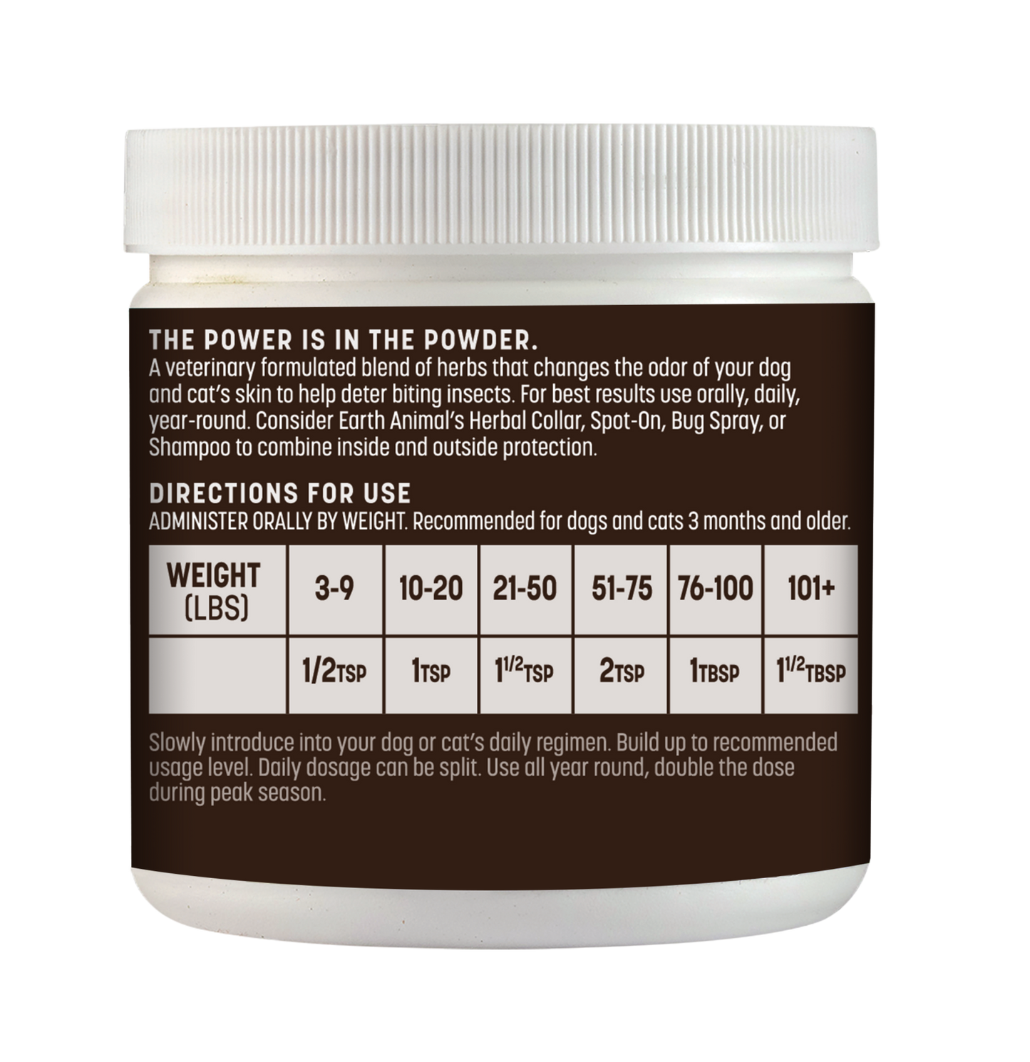 Flea & Tick Daily Herbal Internal Powder (yeast free) | support a healthy immune system