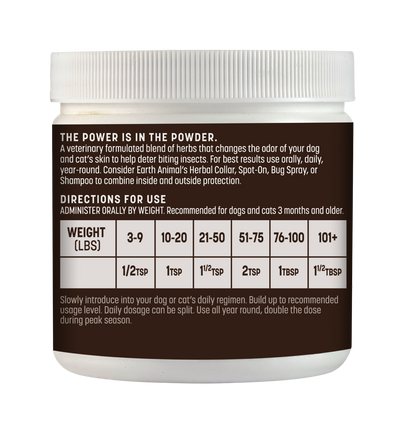 Flea & Tick Daily Herbal Internal Powder (yeast free) | support a healthy immune system