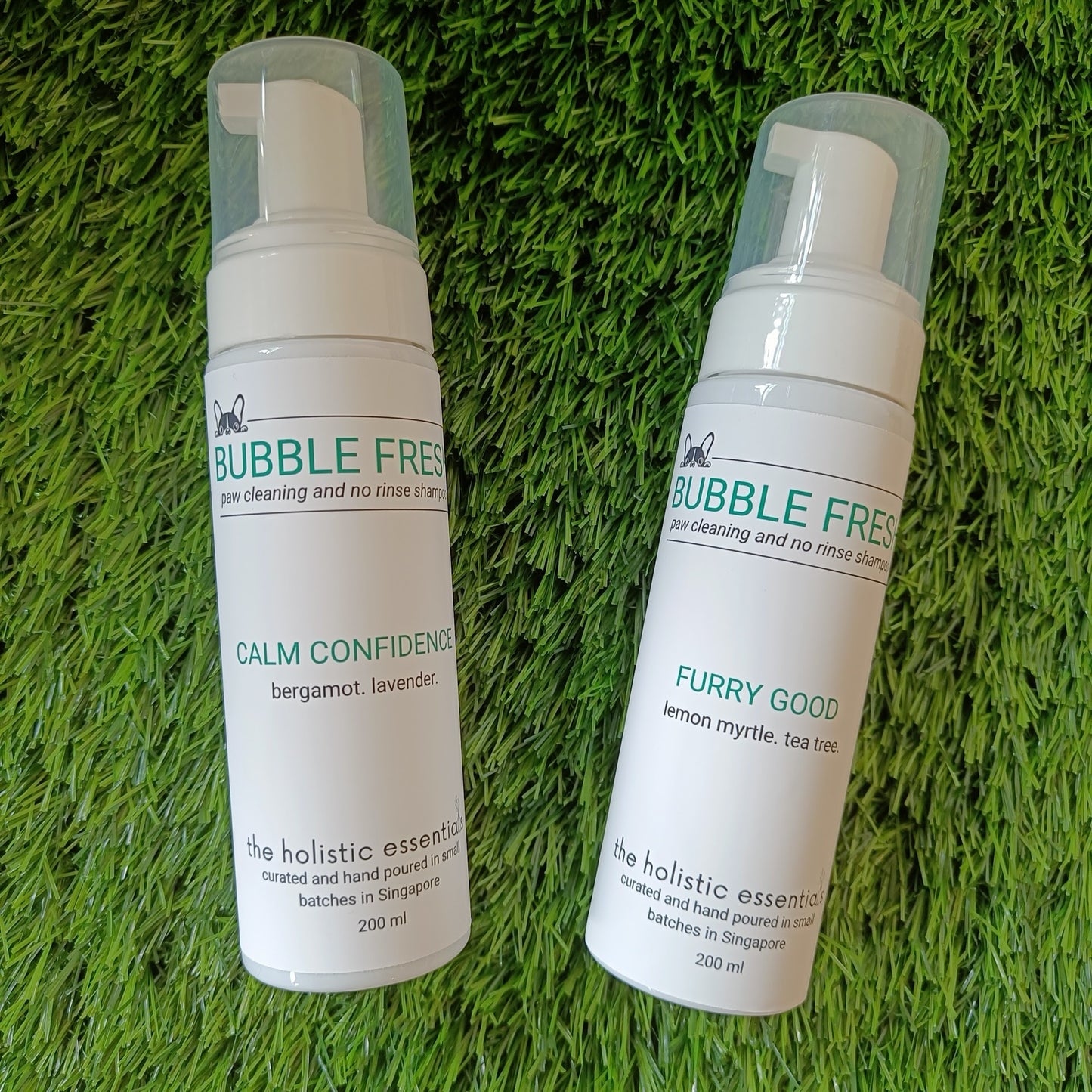 Bubble Fresh. Paw cleaning and no rinse shampoo | The Holistic Essentials