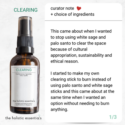 Clearing | The Holistic Essentials