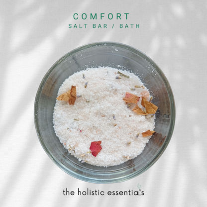 Comfort Salt bar / bath | The Holistic Essentials