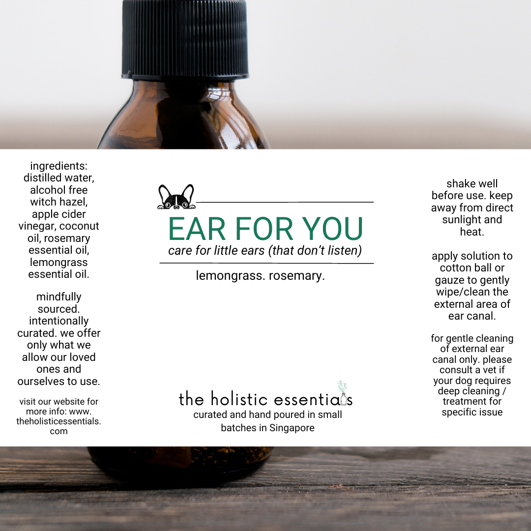 Ear For Your Dog Ear Solution | The Holistic Essentials