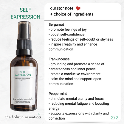 Self expression | The Holistic Essentials